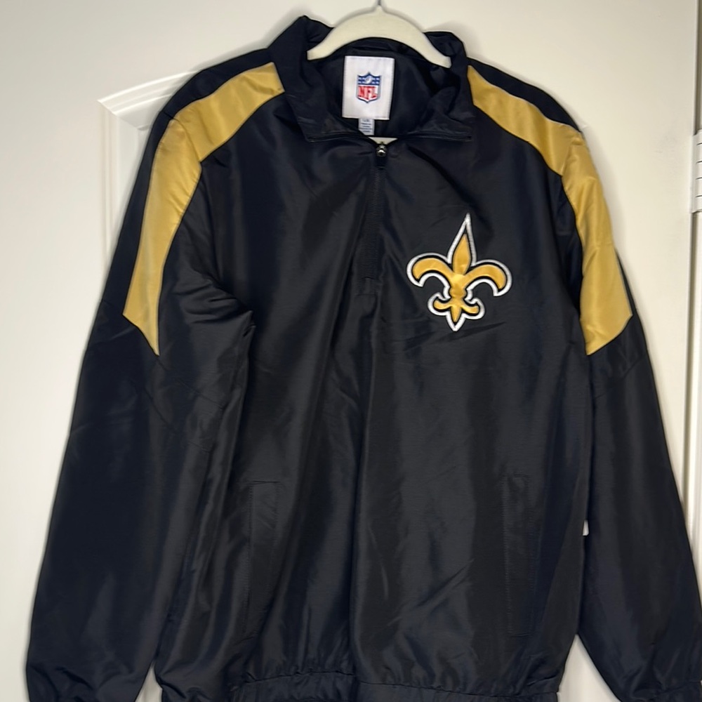 NFL Saints Black and Gold Jacket